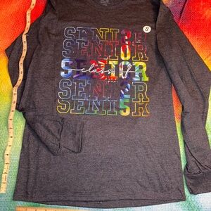 Gray Senior Class Long Sleeve Shirt